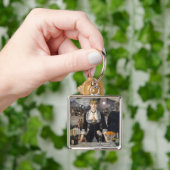 バーガールアットザフォリーズベルゲールフランス キーホルダー (手)