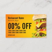 バーガー名刺 名刺 (裏面)