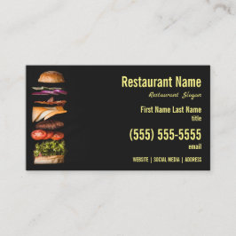 バーガー名刺 名刺