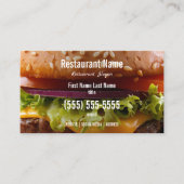 バーガー名刺 名刺 (正面)