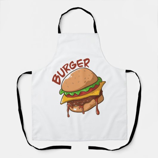 バーガー愛好家 エプロン (正面)