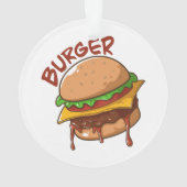 バーガー愛好家 オーナメント (裏面)