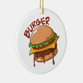 バーガー愛好家 セラミックオーナメント (右)