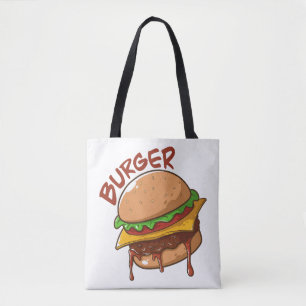 バーガー愛好家 トートバッグ