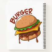 バーガー愛好家 ノートブック (裏面)