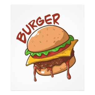 バーガー愛好家 フォトプリント