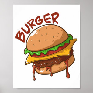 バーガー愛好家 ポスター