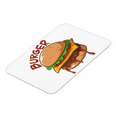 バーガー愛好家 マグネット (左側)