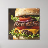 バーガー キャンバスプリント (正面)