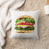 バーガー クッション (ブランケット)
