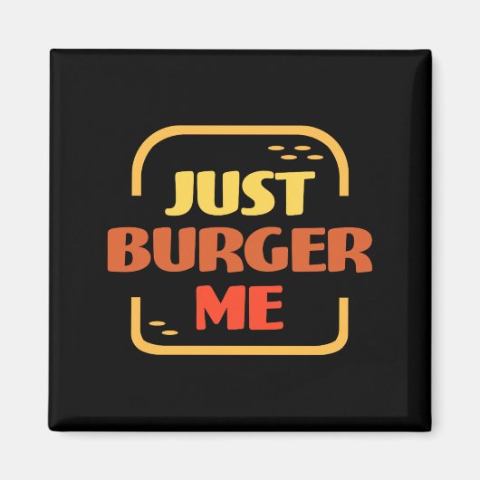 バーガー サマー BBQ グリル ハンバーガー または マグネット (正面)