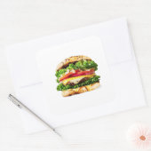 バーガー スクエアシール (封筒)