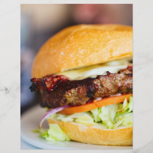 バーガー チラシ (正面)