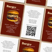 バーガー+フードトラック+ケータリング 名刺
