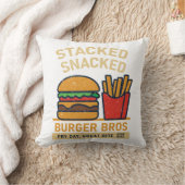 バーガー・ブロス クッション (ブランケット)