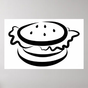 バーガー ポスター