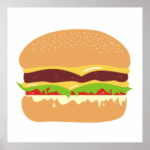 バーガー ポスター