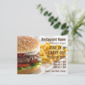 バーガー ポストカード (スタンド正面)