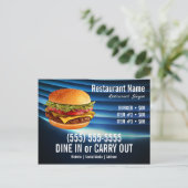 バーガー ポストカード (スタンド正面)