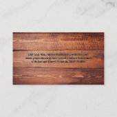 バーガー | レストラン 名刺 (裏面)