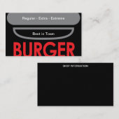バーガー 名刺 (正面/裏面)