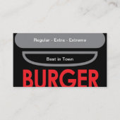 バーガー 名刺 (正面)