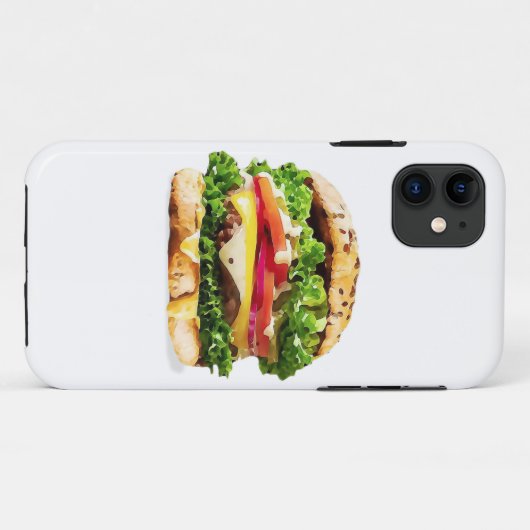 バーガー Case-Mate iPhoneケース (裏面(横))