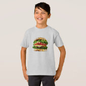 バーガー Tシャツ (正面フル)