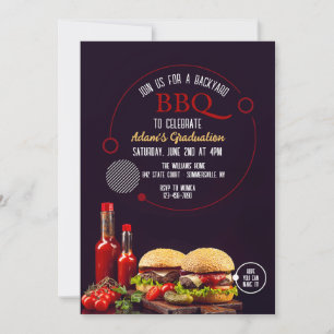 バーガーBBQ招待状 招待状