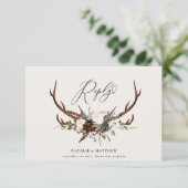 バーガ素朴ンディ·フローラの葉は結婚返答を妨げる 出欠カード (スタンド正面)