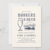 バーガ素朴ース&ビアリハーサルディナー 招待状 (正面)