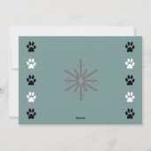 バーキングスピリッツ明るい子犬の写真 シーズンカード (裏面)