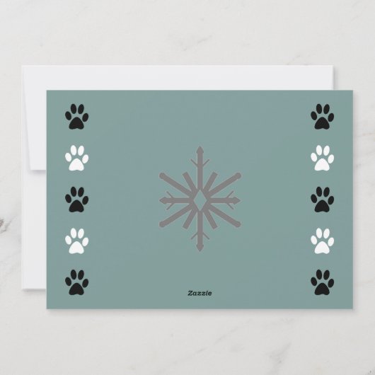 バーキングスピリッツ明るい子犬の写真 シーズンカード (裏面)