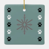 バーキングスピリッツ明るい子犬の写真 セラミックオーナメント (裏面)