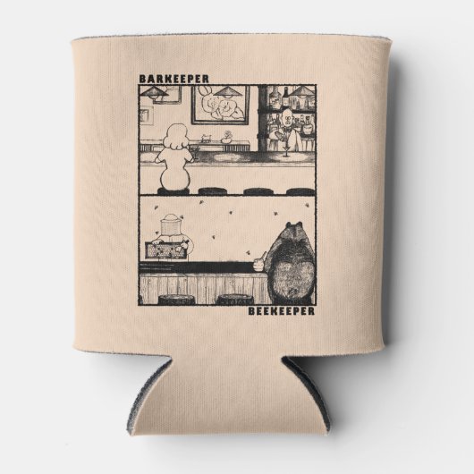 バーキーパーと養蜂家 缶クーラー (正面)