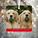 バークおもしろいフマグ犬の写真クリスマスパーソナライズされた メタルオーナメント<br><div class="desc">祝バークのユーモラスと魅力のtouchとおもしろいの休日Humbug Dog写真クリスマスの金属パーソナライズされたオーナメント!このよくはしゃぐオーナメントは、少し季節のサバで毛皮の友人を紹介することを好むペットの飼い主に最適である。生意気な「バーク・フンバグ」のフレーズを使用したオーナメントは、かわいい子犬の写真や犬の写真をアップロードして最高の、クリスマスの木に軽快かつ有意義な追加を与えることができる。笑いと愛の両方パーソナライズされたを休日にもたらす究極のペットオーナメント。ミニマルで美的なデザインでスタイリッシュ、このカスタムドッグのクリスマスオーナメントはエッジとシンプルさを融合モダンさせる。金属お洒落デザインは耐震性を維持しながら耐久性を確保し、ペットや子供がいる家によくはしゃぐ最適である。あなたはあなたのペットの愛らしい顔を強調するか、またはポーズを見せようとおもしろいして、このオーナメントは任意の犬の恋人のための理想的なキャンバスを提供する。ペットの名前を付けて特別なtouchを作り、年々大切にする永遠の記念品を作る。このパーソナライズされたペットオーナメントは、4本足の仲間を愛するペットの飼い主のための完璧な贈り物である。あなたは友達に贈るか、自分で贈るか保に、このオーナメントはペットポートレートの喜びと休日の応援を組み合わせていカスタムる。お祝しユニークは、あなたのクリスマスの装飾品をおもしろいで際立たせ、あなたの犬のカスタム写真を作る。</div>