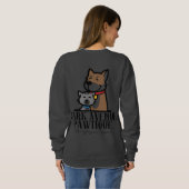 バークアベニューポーティク – ロゴ3 スウェットシャツ (裏面フル)