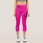 バークアベーク[ロゴ2] カプリレギンス (正面)