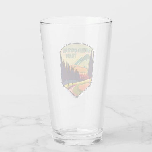 バークギルマンのトレイルの色 タンブラーグラス (裏面)