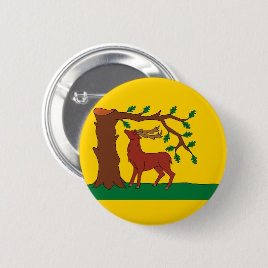 バークシャーの歴史的な郡の旗 缶バッジ (正面&裏面)