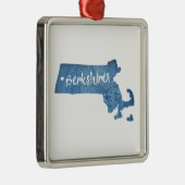 バークシャーズマサチューズウッドグレイン メタルオーナメント (右)