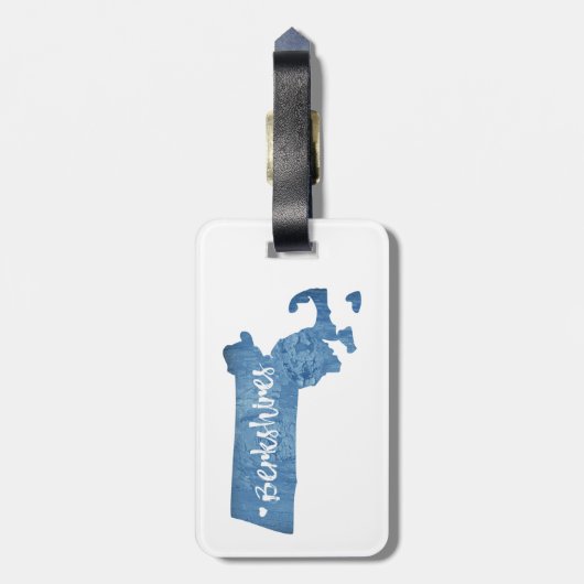 バークシャーズマサチューズウッドグレイン ラゲッジタグ (裏面縦)