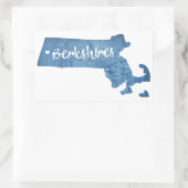 バークシャーズマサチューズウッドグレイン 長方形シール (バッグ)