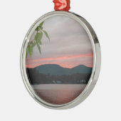 バークシャー山のDSCN5689.JPGの日没 メタルオーナメント (左)