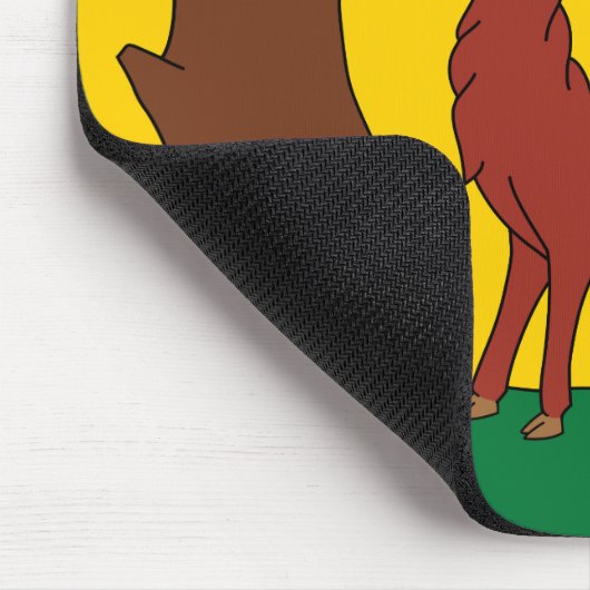 バークシャー州マウスパッドの歴史的な州旗 マウスパッド (コーナー)