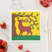 バークシャー州旗（英国） スタンダードランチョンナプキン (インサイチュ)