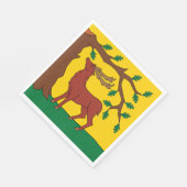 バークシャー州旗（英国） スタンダードランチョンナプキン (角)