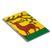 バークシャー州旗(英国) ノートブック (右側)