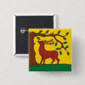 バークシャー州旗（英国） 缶バッジ (正面&裏面)