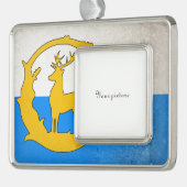 バークシャー シルバープレートフレームオーナメント (左)